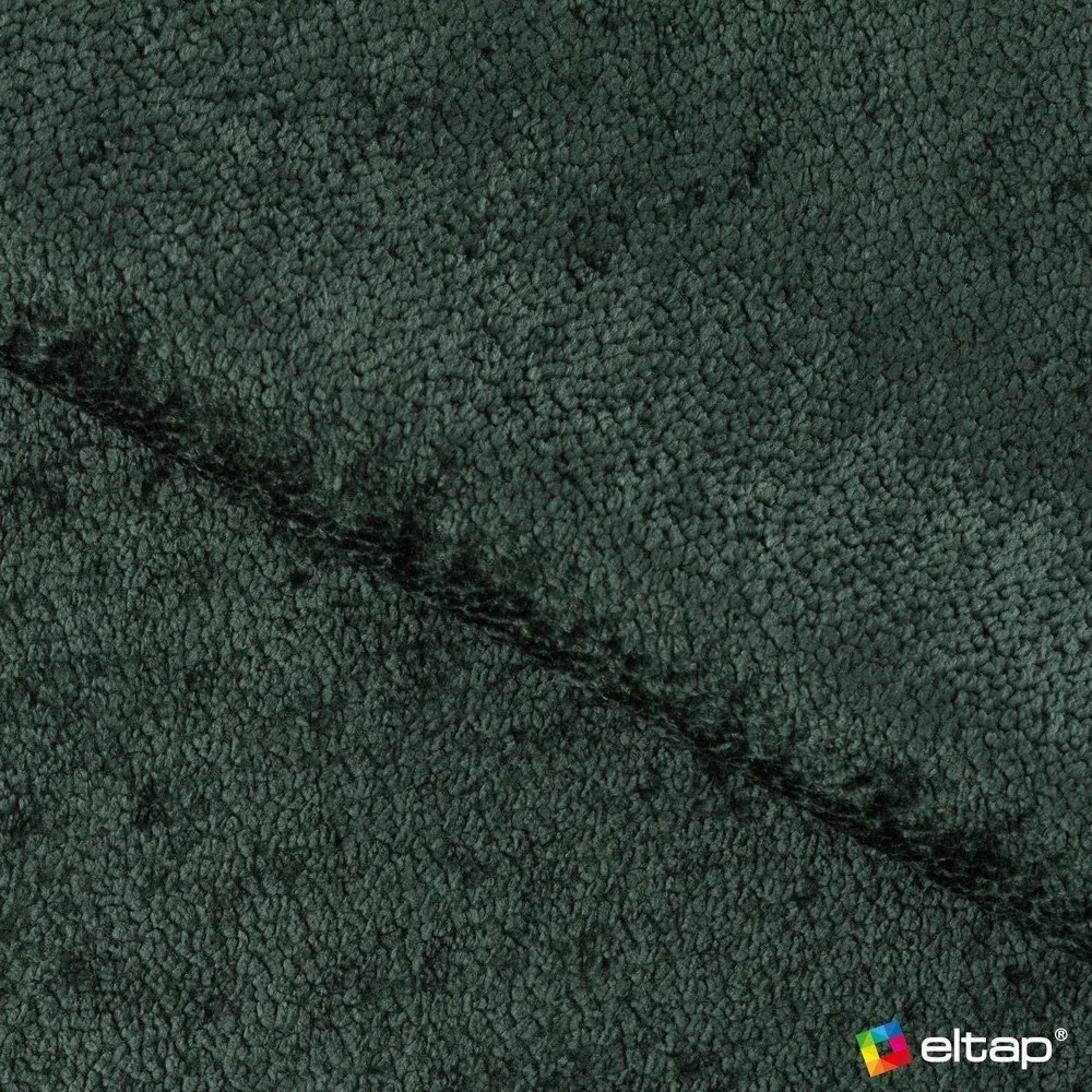 Тъмнозелено двойно легло 160x200 cm тапицирано с място за съхранение с включена подматрачна рамка Dizzle – ELTAP