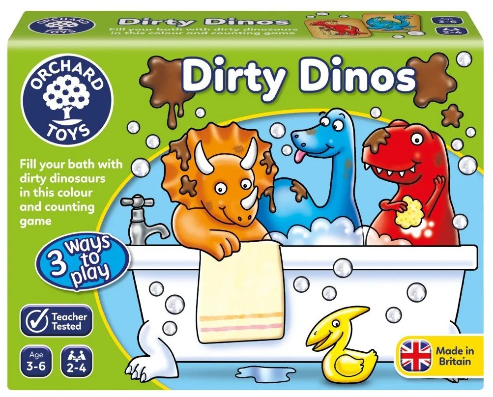 Orchard Toys - Мръсни динозаври