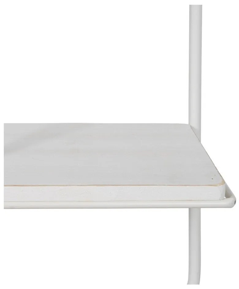 Бял на няколко нива метален стенен рафт 51 cm – Ixia