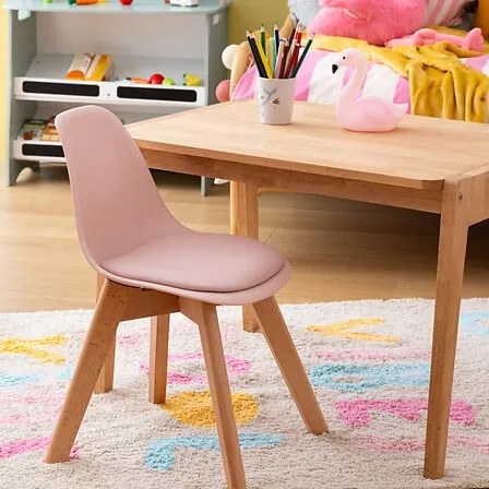 Детски стол atmosphera Mini Baya - Бял