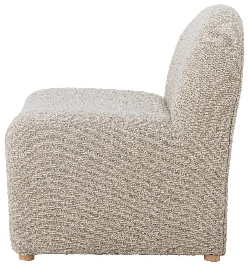 Кремаво кресло от прежда с примки от букле Neel – Bloomingville