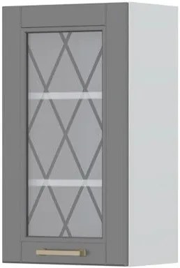 Висящ шкаф Tahoma V7-40-1KS with Витрина-Graphite