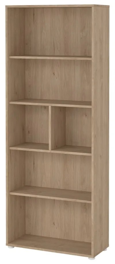 Етажерка за книги в дъбов декор в естествен цвят 80x205 cm Sign - Tvilum