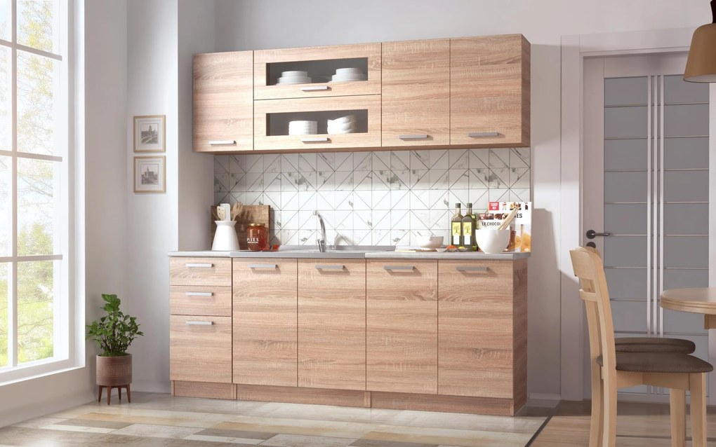 Кухня с включен термоплот Дарина