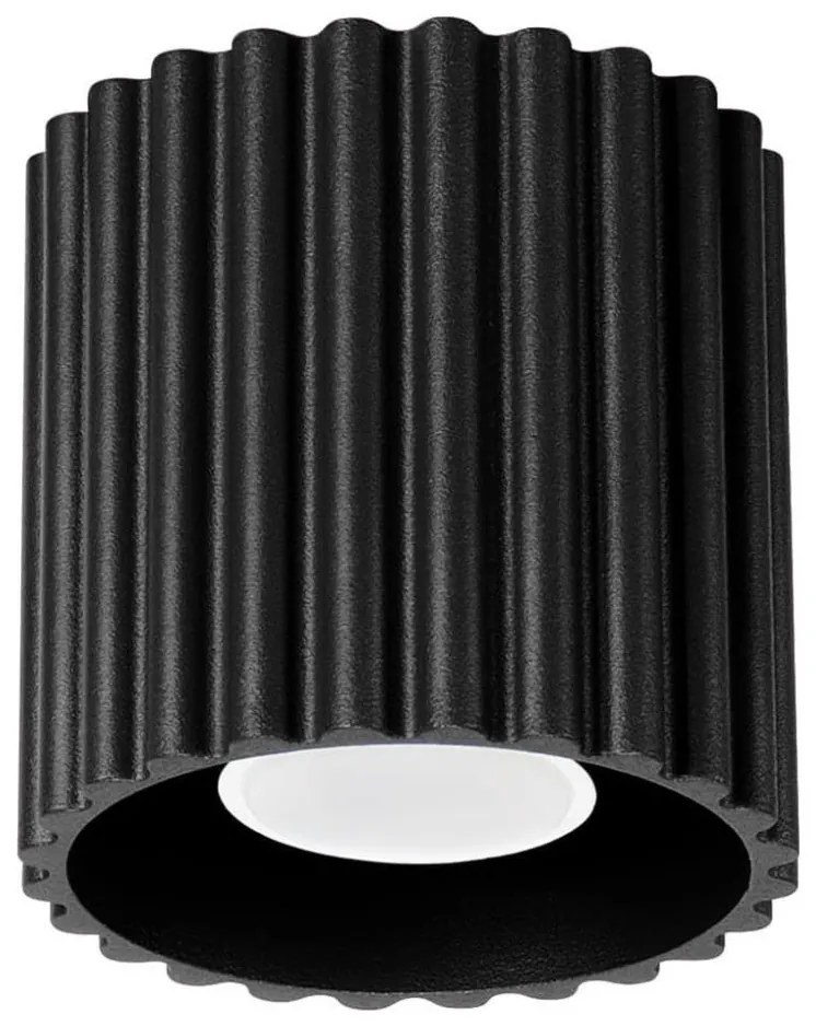 Sollux SL.1784 - Спот AURA 1xGU10/10W/230V 10 cm черен