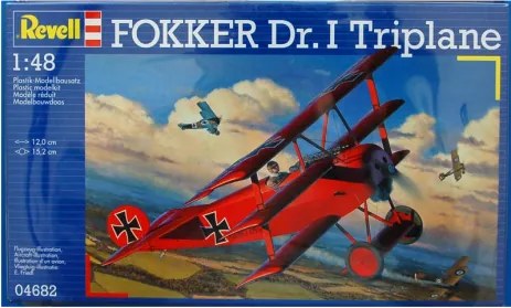Revell - Сглобяем модел - Фокър Dr.I Триплейн