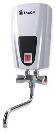 Проточен бойлер Eldom E71, 6.5 kW, 0.8 MPa, Клас А, XS, Множество защити, Бял