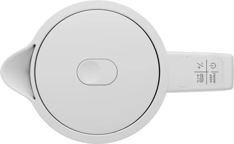 Електрическа кана за вода AENO AEK0005, 2200W, 1.7 л, 40-100°C, 360° основа, STRIX, LED дисплей, Филтър, Бял