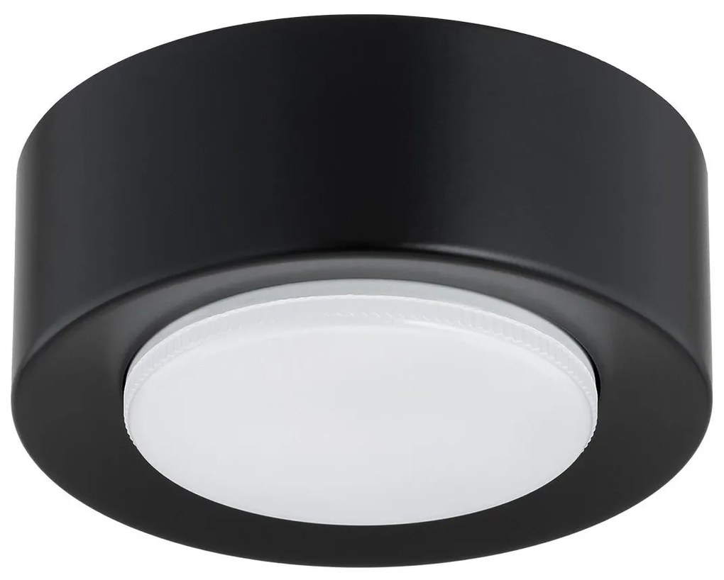 Argon 8905 - Таванно осветително тяло ELORA 1xGX53/7W/230V Ø 11 см черно