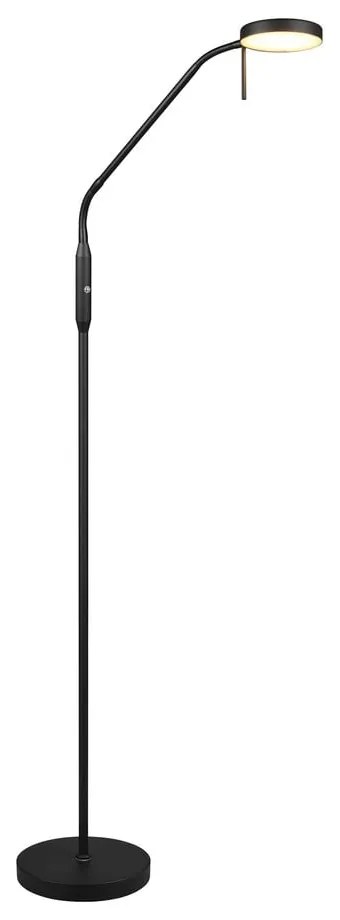 Черна LED подова лампа (височина 160 cm) Moreno – Trio