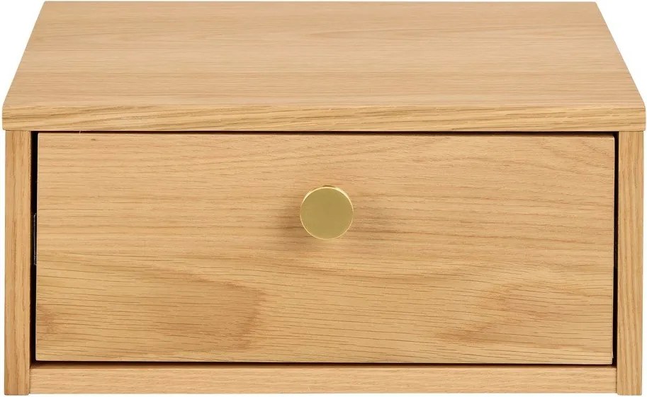 Нощно шкафче от декор от дъб в светло естествен цвят Monfort – Actona