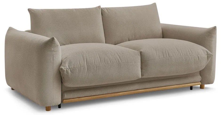 Бежов сгъваем диван 214 cm Ernest – Bobochic Paris