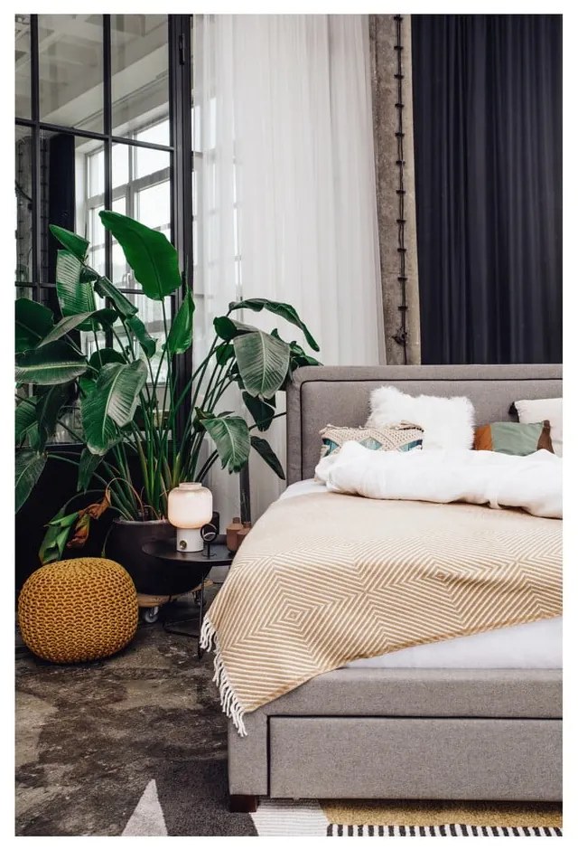 Горчично жълт диван Jagger pouf - Bonami Essentials