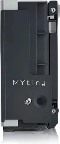 Уред за рязане - слайсер Graef MYtiny MT1006EU, 170W, 17 см, 0-15 мм, Детска защита, Сгъваем, Антрацит