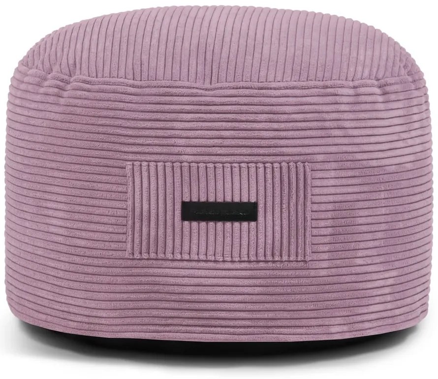 Лилава табуретка от рипсено кадифе Om 60 – SLOWDOWN