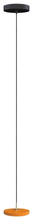 Оранжево LED висящо осветително тяло с метален абажур ø 15 cm Asteria Micro – UMAGE