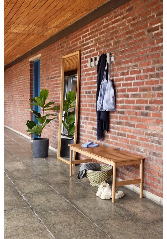 Сива стенна закачалка от ясенова дървесина Merry - Hübsch