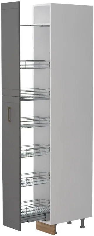 Подов шкаф Висок Tahoma K23-30-1KZ-White - Graphite