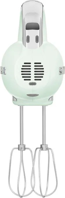Ръчен миксер SMEG 50's Style HMF01PGEU, 250W, 9 скорости, Турбо, Скрит LED дисплей, Таймер, Аксесоари, Зелен