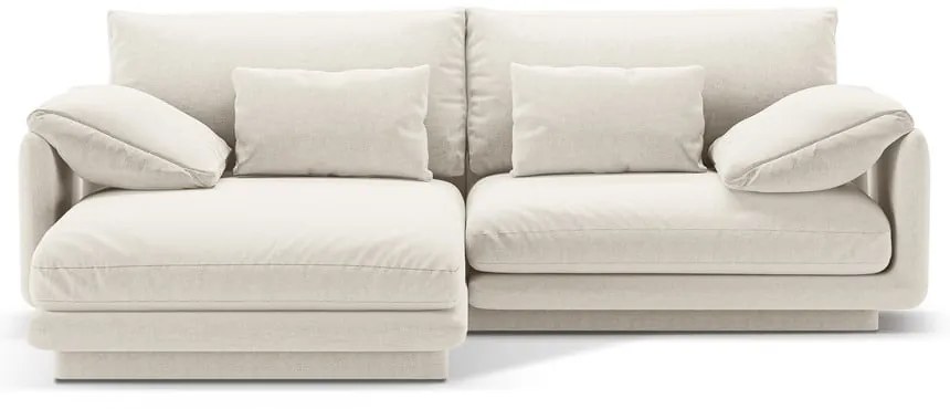 Бял ъглов диван (ляв ъгъл) Torino – Micadoni Home