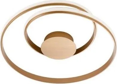 Redo 01-1887-LED Димируемо таванно осветително тяло TORSION LED/29W/230V Ø 55 см бронзово
