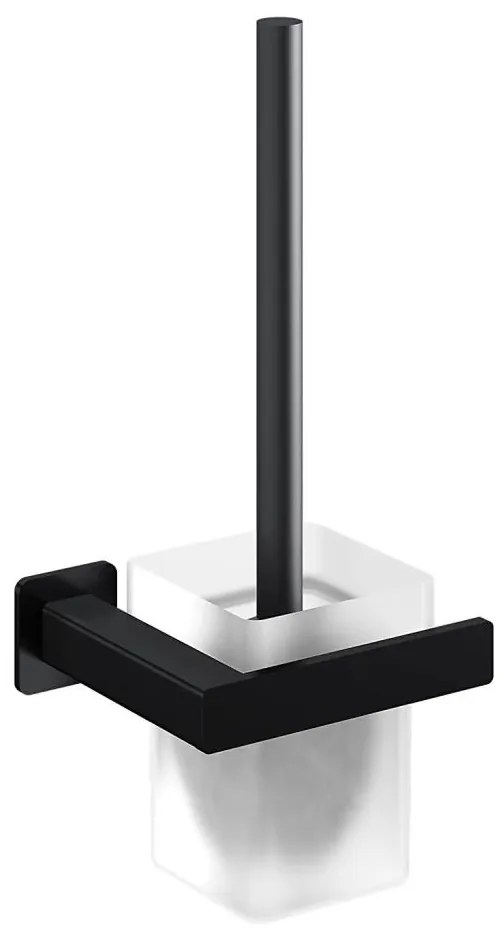 OMNIRES NL80620BL - Стенна четка за WC NELSON мат черна