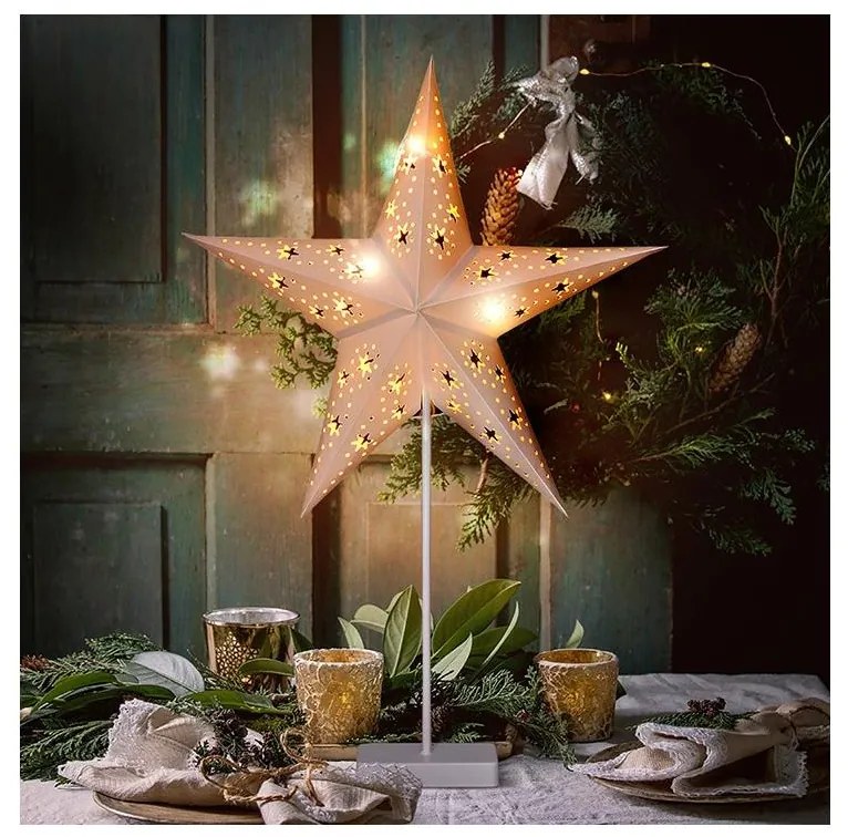 Brilagi - LED Коледна декорация LED/3xAA 66x45 см звезда