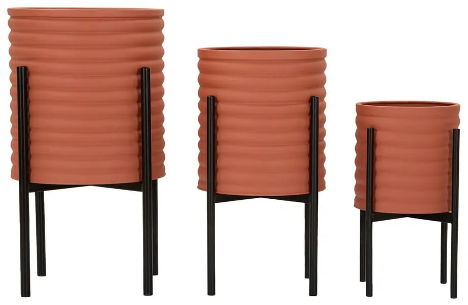 Метални покрития за кашпи в комплект от 3 бр. ø 36 cm Milly – Mauro Ferretti