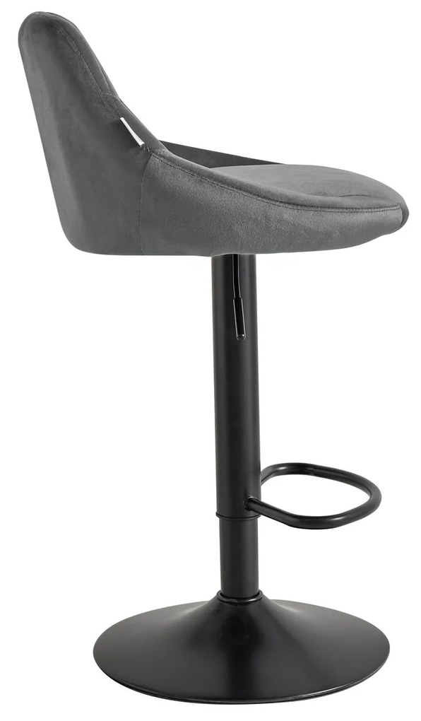 Бар стол Velluto-сиво (2) парчета