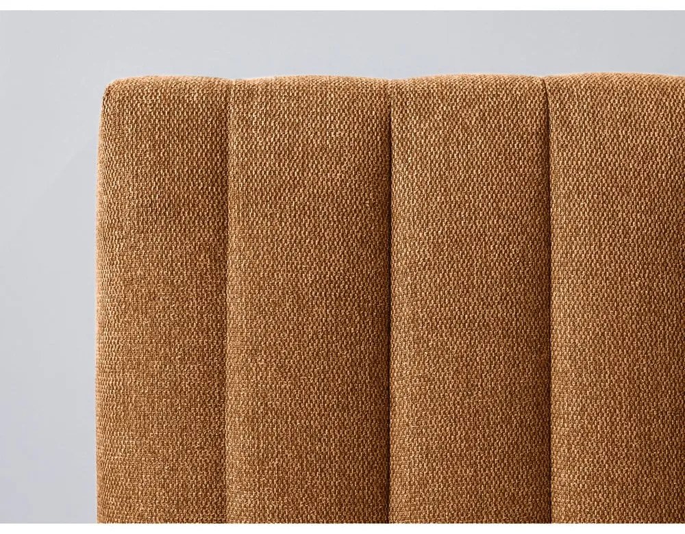 Двойно легло с решетка 180x200 cm в меден/естествен цвят Oceane - Bobochic Paris