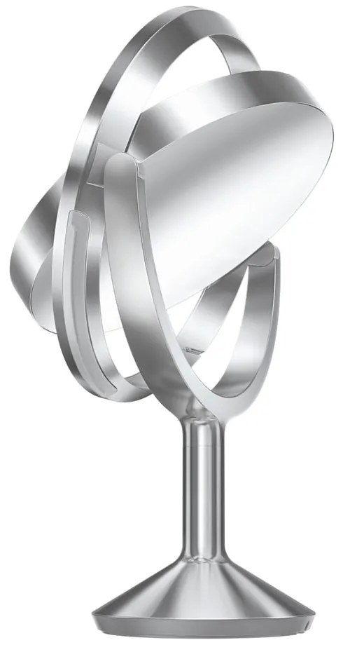 Козметично огледало със светлина/увеличително (5x) ø 25 cm Sensor Trio Max – simplehuman