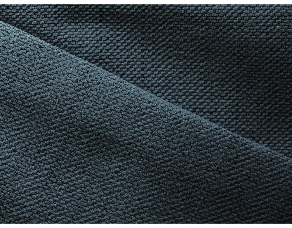 Син разтегателен ъглов диван с място за съхранение (ляв ъгъл) Luana – Makamii