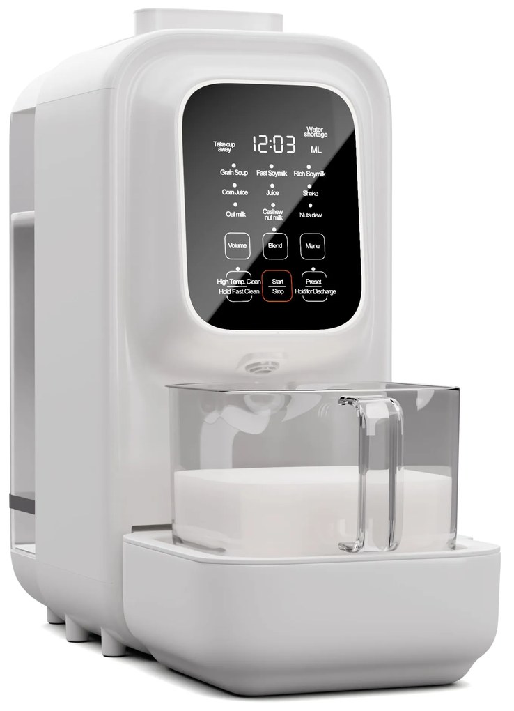 Klarstein Loire 4 в 1, уред за приготвяне на вегански напитки, 800/1200 W, 1200 ml, сензорно управление, подвижен резервоар за вода