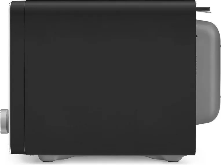 Комбинирана микровълнова фурна с горещ въздух SMEG Collezione MOC02BLMEU, 900W, 27 л, 25 програми, Плавно затваряне, Индивидуални настройки, Черен мат