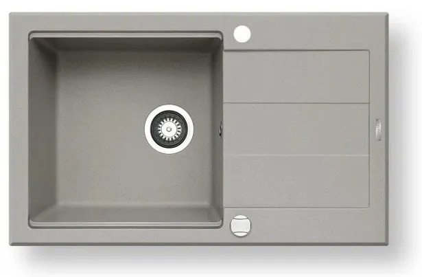 Pyramis 70083801 - Кухненска мивка SPARTA PLUS LUX 78x48 см гранит/сиво