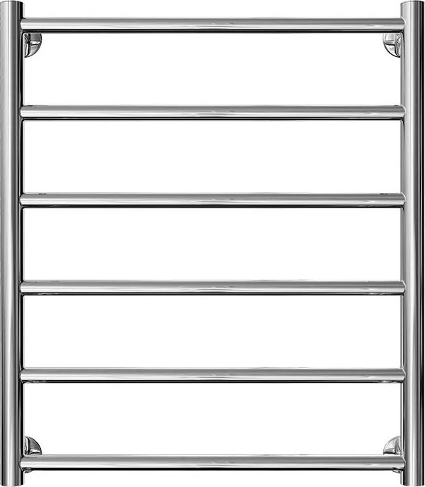 Радиатор за баня тип стълба INOX FLAT 122W/230V 57x53 см неръждаема стомана/лъскав хром