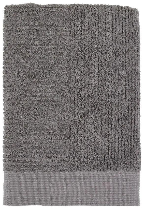 Сива памучна кърпа 140x70 cm Classic - Zone
