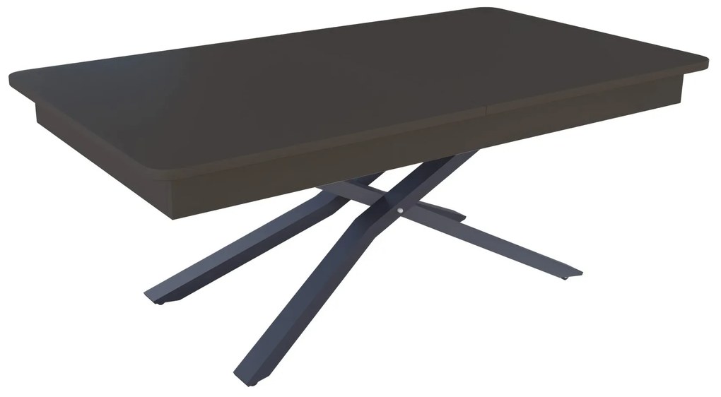 Разтегателна маса с повдигащ механизъм МЕГАРА - МДФ мат базалт 166