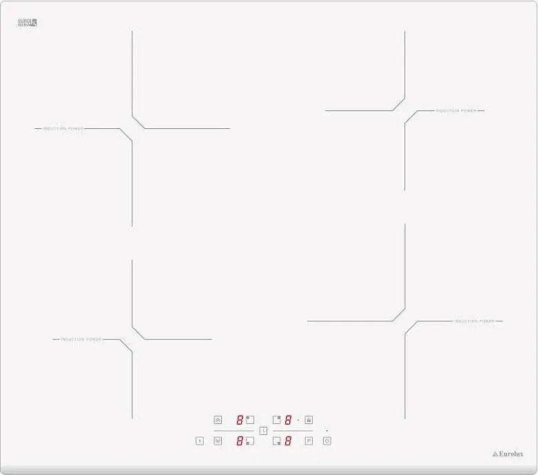 Eurolux EIH6 TC4B FVW Индукционен плот за вграждане