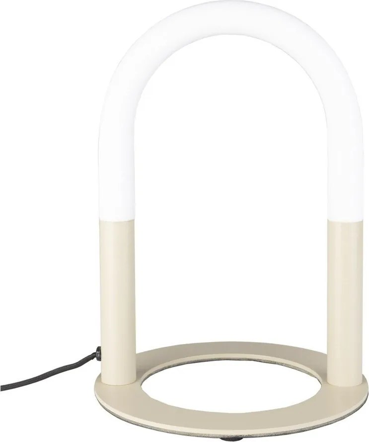 Бежова метална LED затъмняваща се настолна лампа (височина 36 cm) Arch – Zuiver