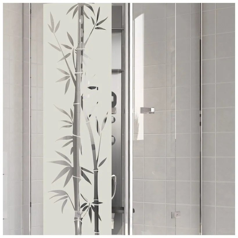 Водоустойчив стикер за душ Бамбук, 195 x 55 cm - Ambiance