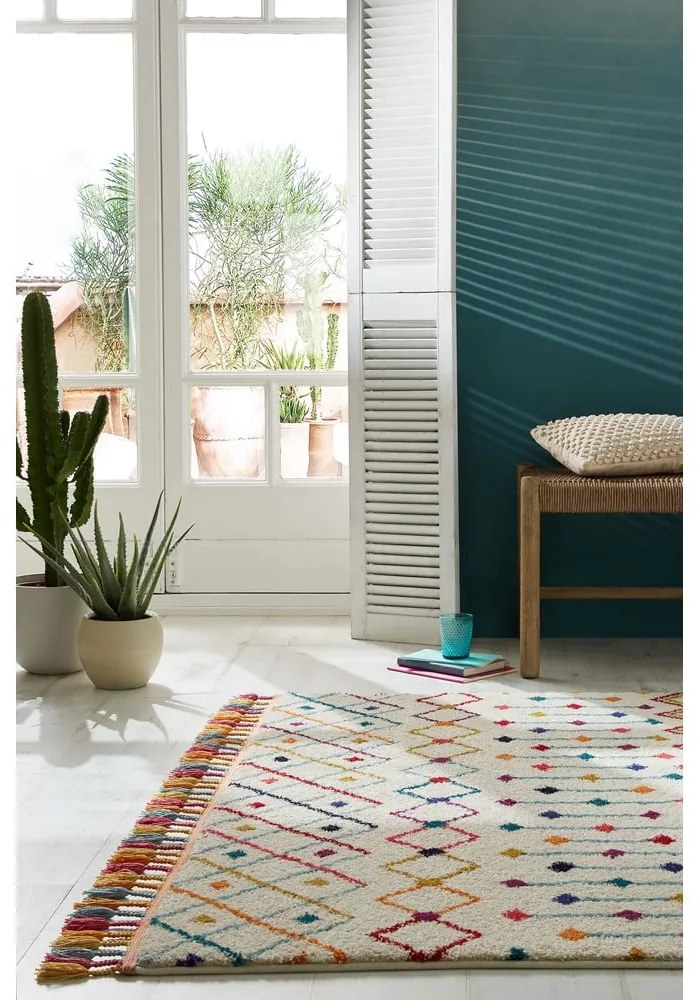 Кремав детски килим 200x290 cm Prairie - Flair Rugs