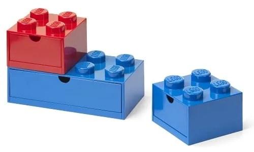 Пластмасови детски кутии за съхранение в комплект от 3 броя Multi-Pack - LEGO®