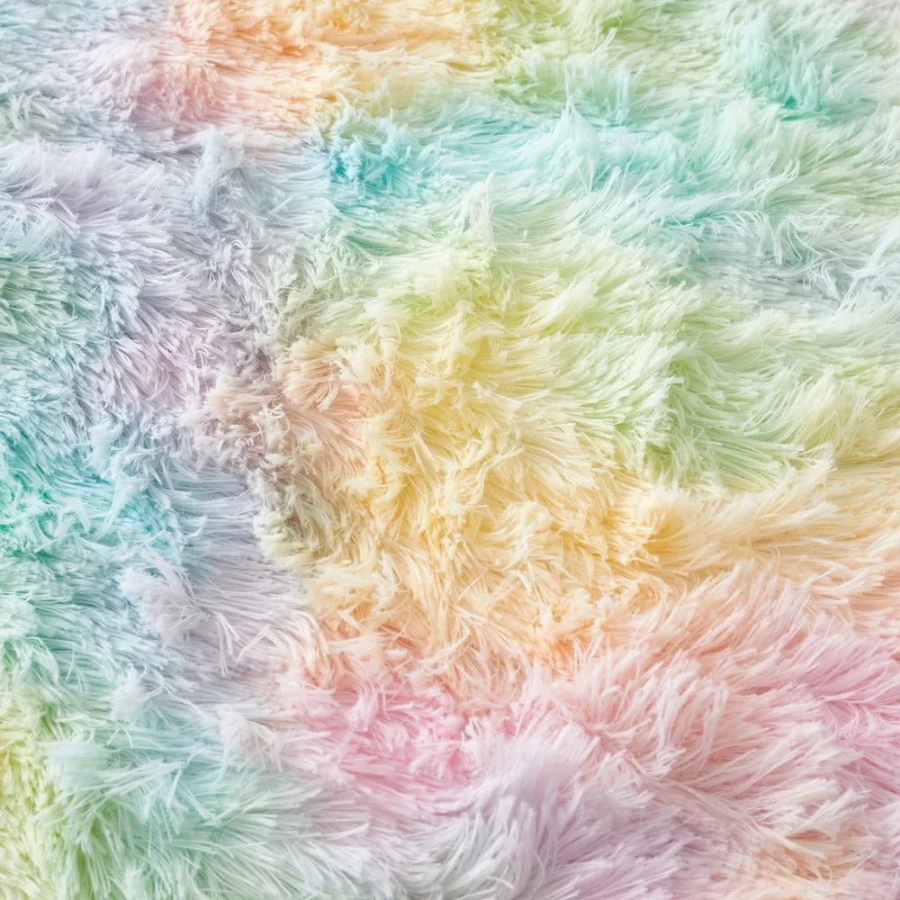 Двойно детско спално бельо от микроплюш 200x200 cm Rainbow Cuddly – Catherine Lansfield