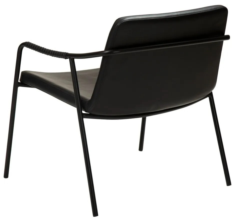 Черно кресло от изкуствена кожа Boto - DAN-FORM Denmark