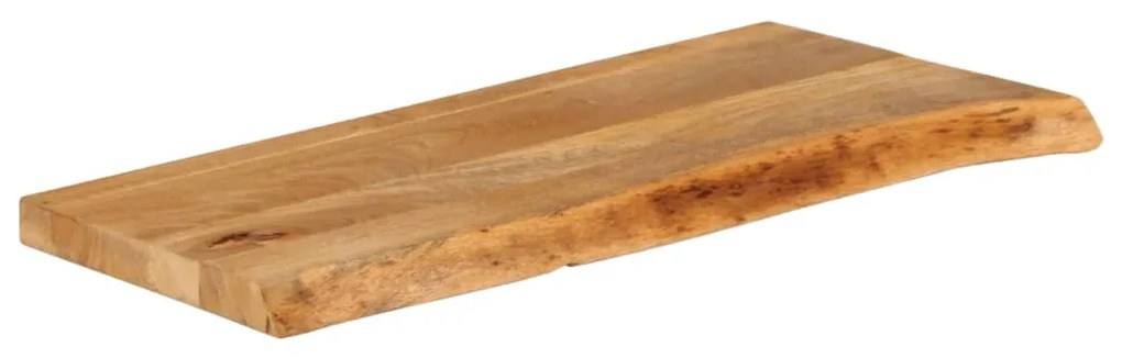 370466 vidaXL Плот за маса, жив ръб, 80x20x3,8 см, масивно дърво манго