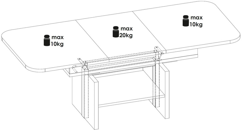 Холна маса Cordell II-Drus Skouro