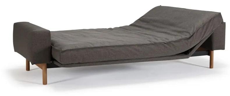 Тъмносив разтегателен диван със свалящо се покривало Flashtex Dark Grey Mimer - Innovation