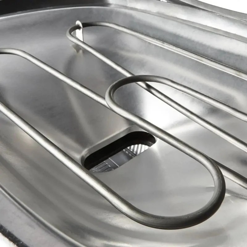 Електрическо барбекю Weber Q1400 WB 52020079, 2200 W, 43x32 cm, Капак и корпус от лят алуминий, Подвижна тава за мазнини, Тъмносив