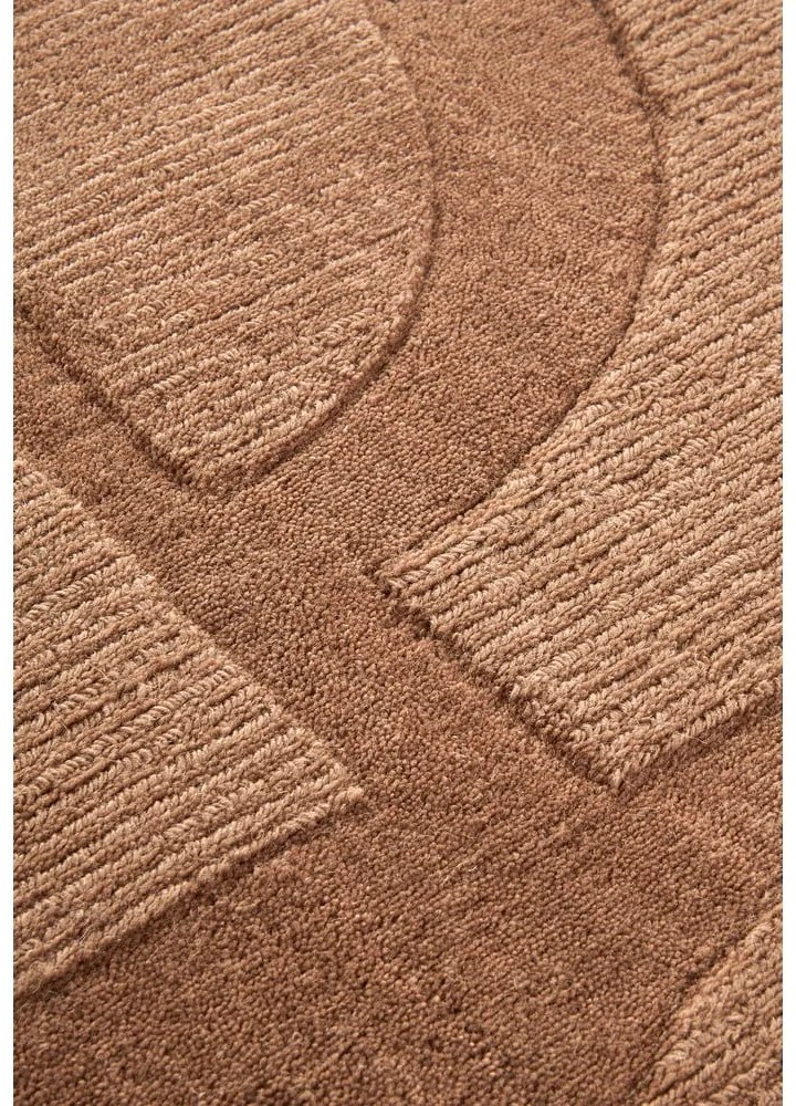 Кафява ръчно изработена вълнена пътека 80x250 cm Alexis – Villeroy&Boch